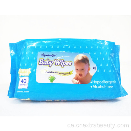 Vlies-Tücher im Travel Pack Wet Baby Wipes